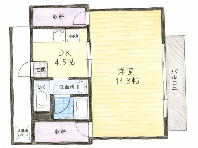 コスモハイツの間取り