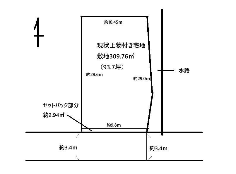 桂乾町の土地図