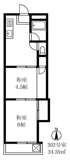 【間取り】 | 富国ハイツ