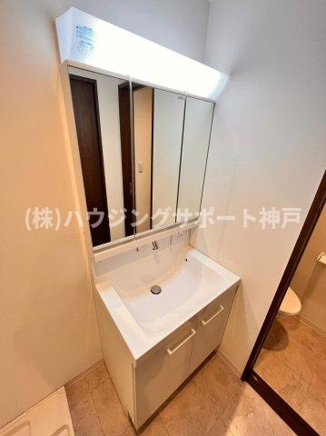 ワコーレヴィアーノ垂水城が山猫の家の洗面所