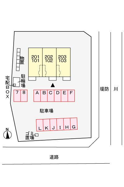 ジ・ラソーレ　三国Ⅱの駐車場