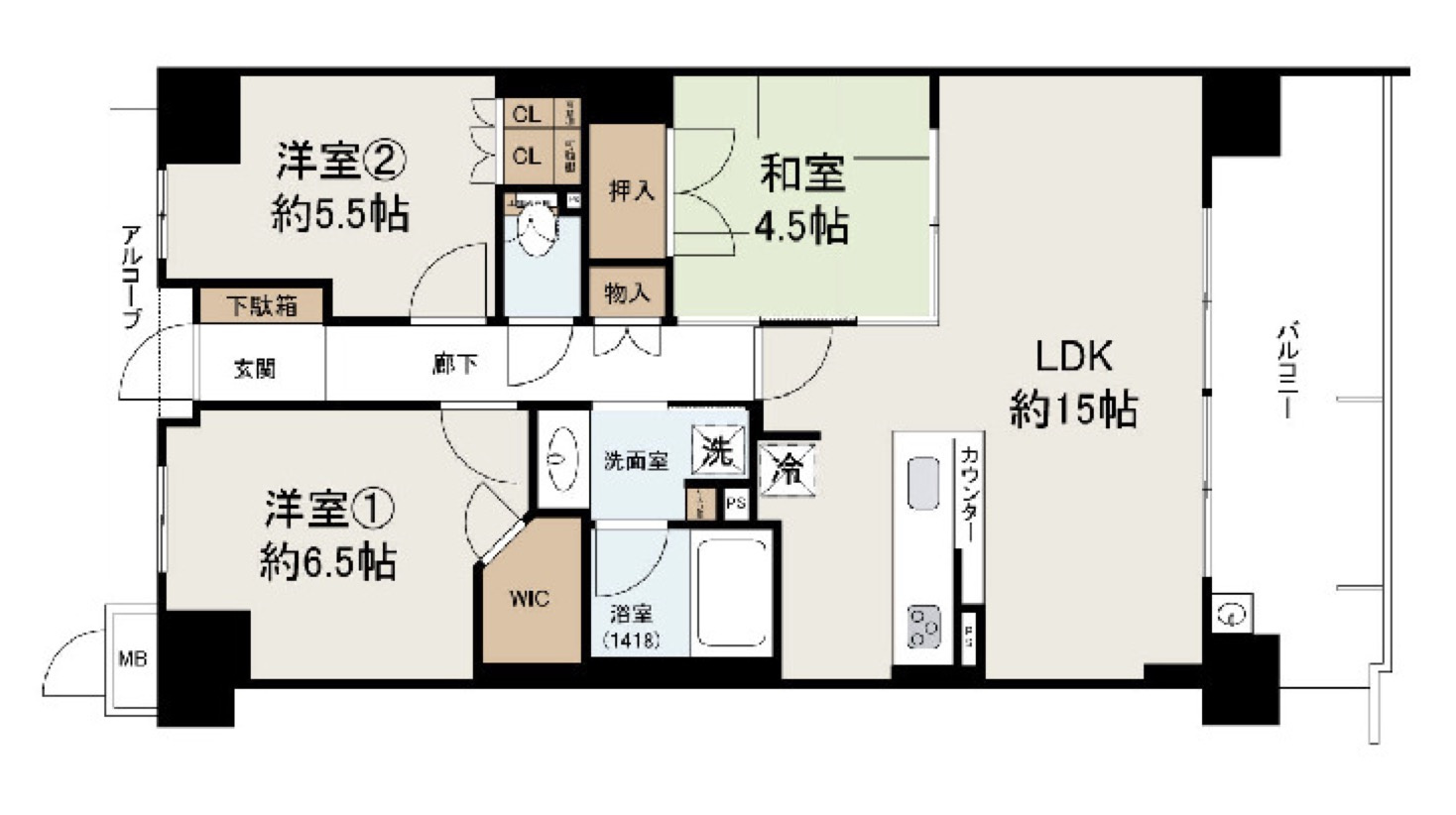BELISTA鳳北町　803の間取り