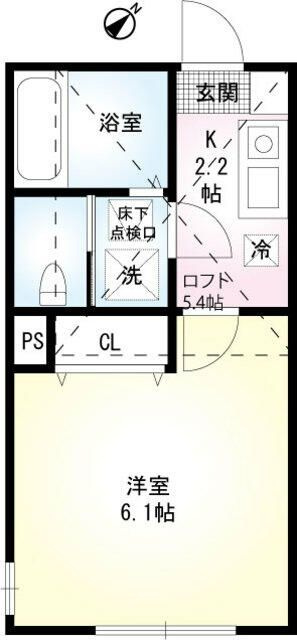 フェリシダ子安の間取り