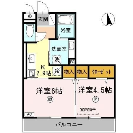 アースガーデンＳＯＪＡの間取り