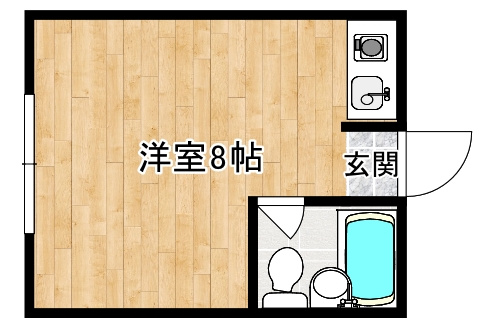 恵ハイツの間取り