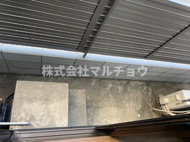 恵ハイツのバルコニー|外からの目が気にならないバルコニーで洗濯物が干せます