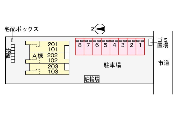 シャルム・ミキャの区画図