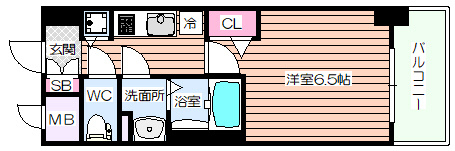 【間取り】 | アクアプレイス天満クラシック