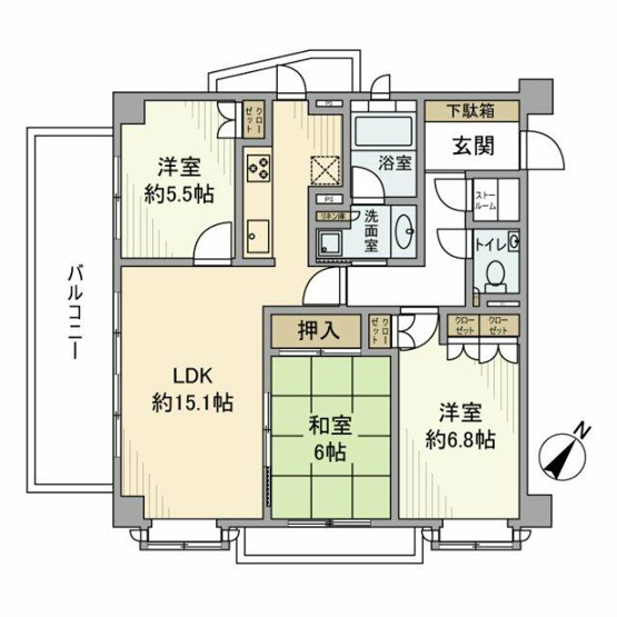 【間取り】 | アールブラン久が原