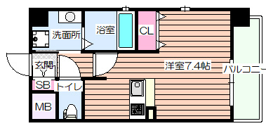 【間取り】 | レオンコンフォート新梅田