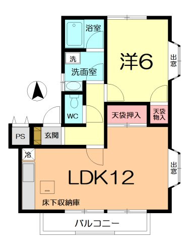 【間取り】 | サンキャッスル大宮5