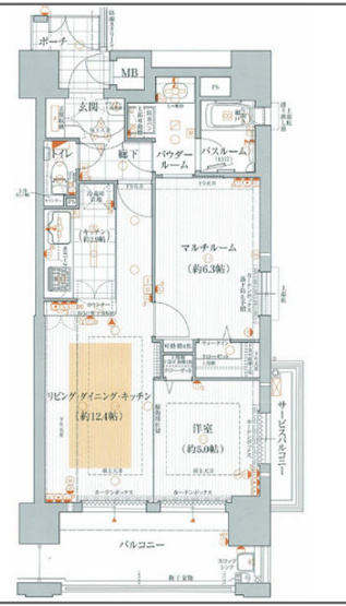 【間取り】 | エステムコート京橋セレブIポーラスター