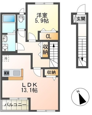 ローズテラスの間取り