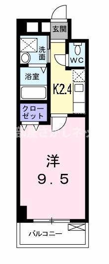 ノーブル・コーケ・横浜【おとり物件なし】#学生・社会人にオススメ！初期費用分割払いOK！の間取り