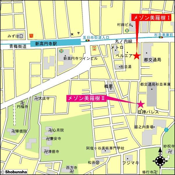 メゾン美羅樹ＩＩの地図