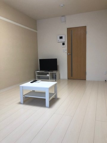 クレイノフィークスの居間・リビング|フローリングになります。