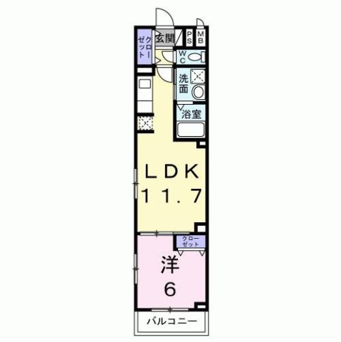 グランデ蒲生茜町の間取り