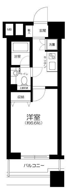 ファーストリアルタワー新宿の間取り