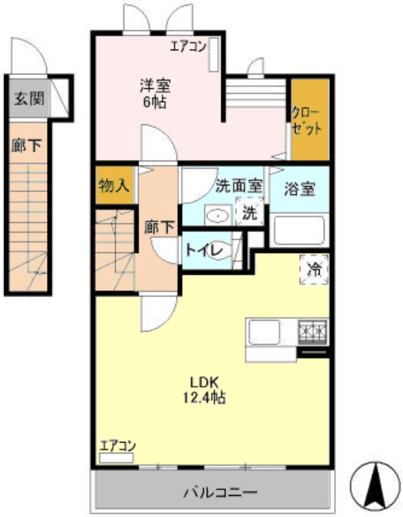 エアル花水木の間取り