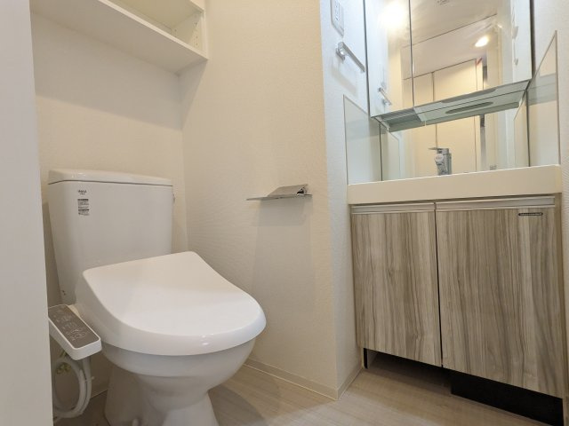 アジールコート東大井のトイレ|シンプルで使いやすいトイレです