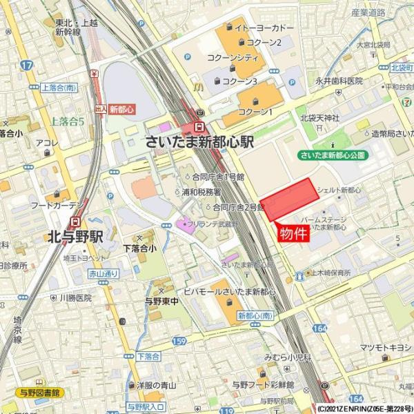 ＳＨＩＮＴＯ　ＣＩＴＹ　（Ｉ街区・ＩＩ街区）の地図