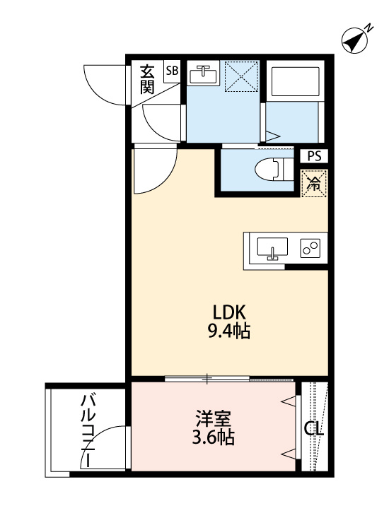 ｒｏｂｏｔ　ｈｏｍｅ　愛宕町Ｂの間取り