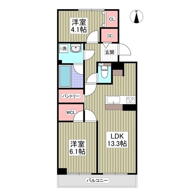荻嶋グリーンハイツの間取り