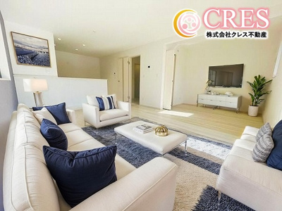 【居間・リビング】 | ☆☆☆新築住宅　いわき市小名浜林城T　全２棟－②！！オール電化♪ご案内随時受付中です♪ | 同施工内観です
LDK15.12帖！！