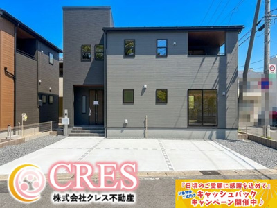 【外観】 | ☆☆新築分譲　いわき市平南白土２期　長期優良住宅　全６棟　現地ご案内致します！！ | ※現地です！！ご見学できます♪
デザイナーズ設計住宅！！生活便利な立地です！！