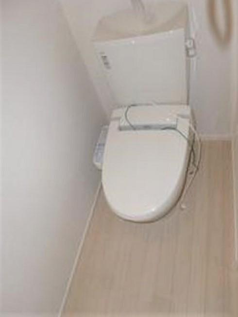 ブランドールＫのトイレ|ゆったりとした空間のトイレです