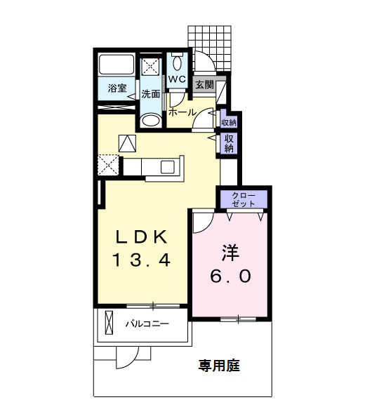 シェーン　ホーフの間取り