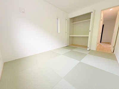 【和室】 | ☆☆新築分譲　好間町上好間第5A　地震に強い安心住宅　全３棟！！ご案内随時受付中です！！ | 1号棟リビング横には洋風和室付！！