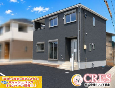 【外観】 | ☆☆新築分譲　好間町上好間第5A　地震に強い安心住宅　全３棟！！ご案内随時受付中です！！ | ※同施工建物です！！現地ご見学できます！！
親水コーティング外壁材を採用。雨を浮かせて汚れを落とす「親水コート」で綺麗を長持ち！