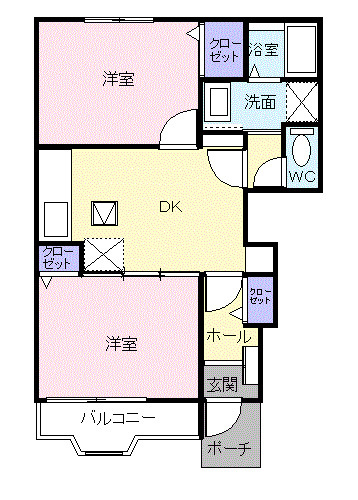 【間取り】 | メゾントールＨＩＲＯ