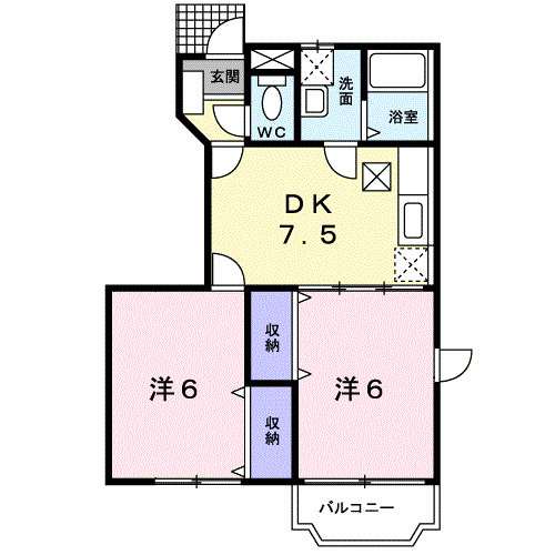【間取り】 | レジーナ弐番館