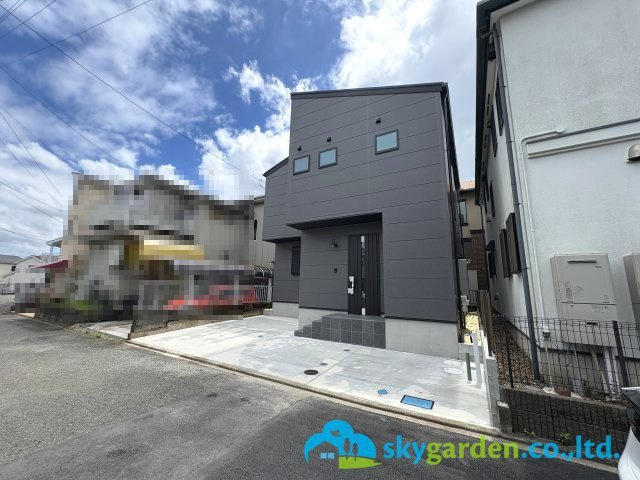 茅ヶ崎市香川１丁目　新築戸建　全1棟の前面道路含む現地写真|前面道路含む現地写真です