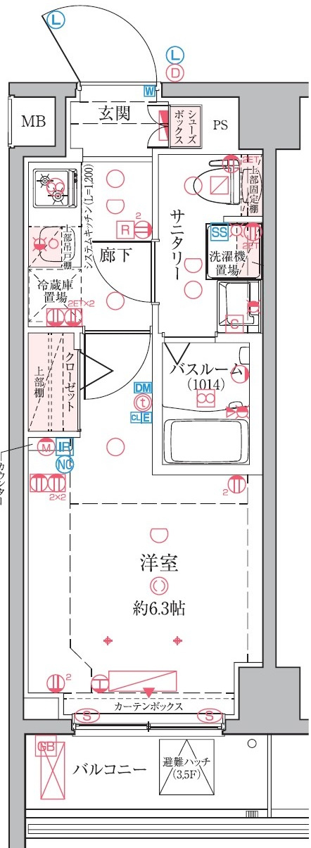 クレヴィスタ横浜綱島の間取り