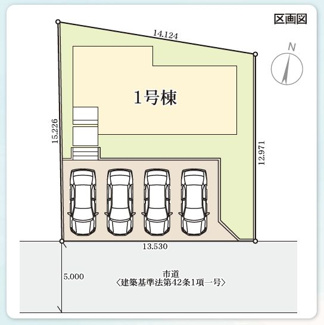 【区画図】 | ☆☆新築分譲　常磐上湯長谷町釜ノ前(第２)　限定１棟－①！現地ご案内致します！！ | 全体区画図です！
