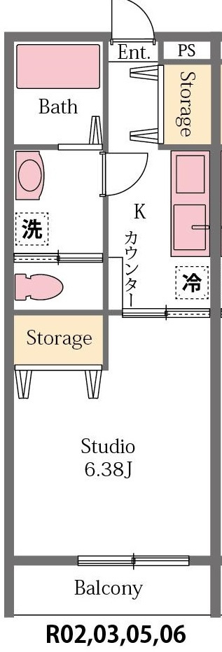 アルメゾンコスメアの間取り