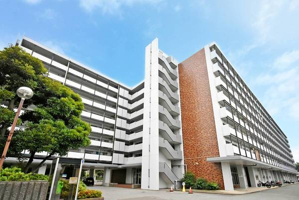 ビレッジハウス柳崎タワー1号棟の外観|外観は落ち着いています