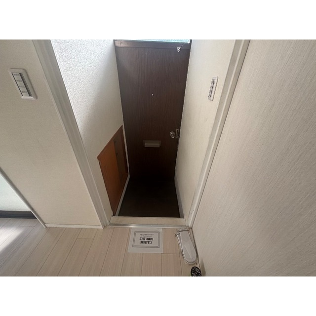 グリーンテラスB棟の玄関|ゆったりとした玄関です