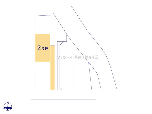 グラファーレ西城2期の区画図