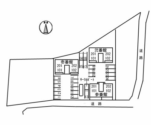 【区画図】 | ロフティ　弐番館