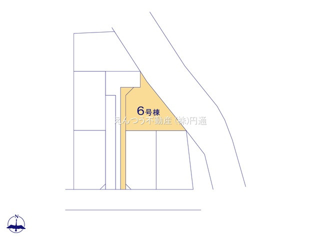 グラファーレ西城2期の区画図