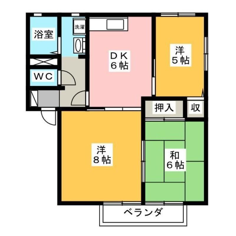 バリュージュＧ　Ａの間取り