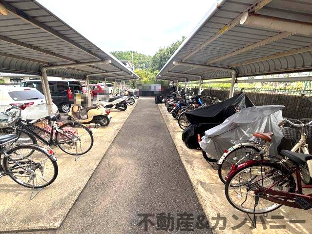 サントノーレ石手の駐輪場|駐輪場です