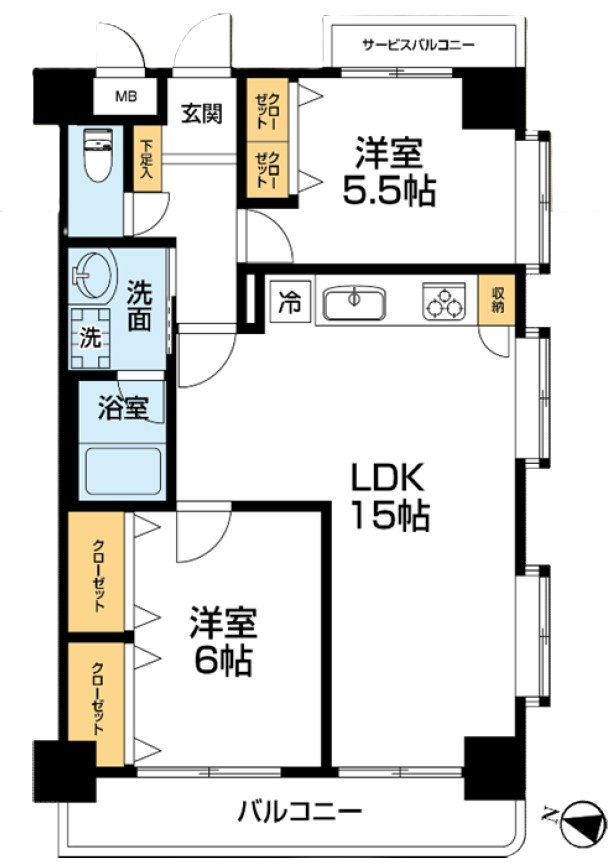 【間取り】の画像