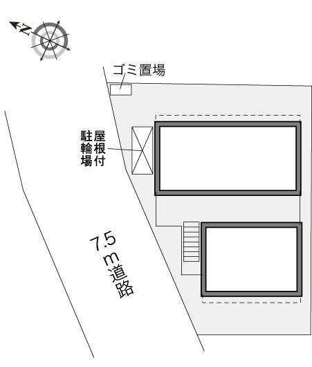 レオパレスブリアールの区画図