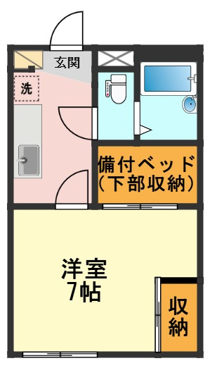 レオパレスブリアールの間取り