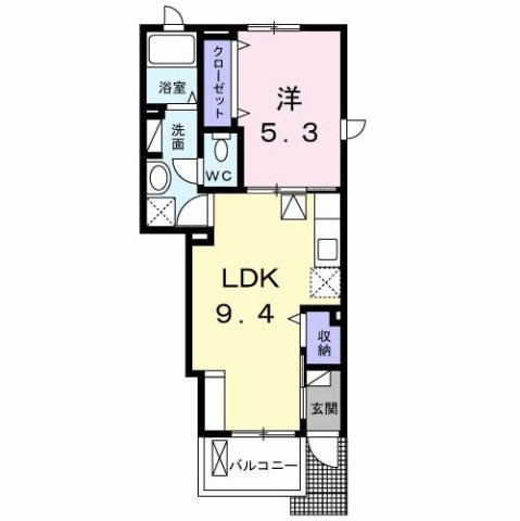 ロゼッタＡの間取り
